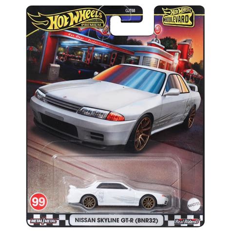 風火輪 Hot Wheels 膠胎 BOULEVARD 林蔭大道 哥吉拉 NISSAN SKYLINE GTR R 蝦皮購物