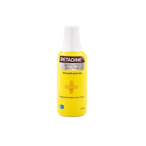 betadine antiseptik cair  ml alodokter shop
