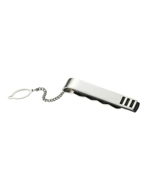 Cudworth Rhodium Plated Tie Bar Myer