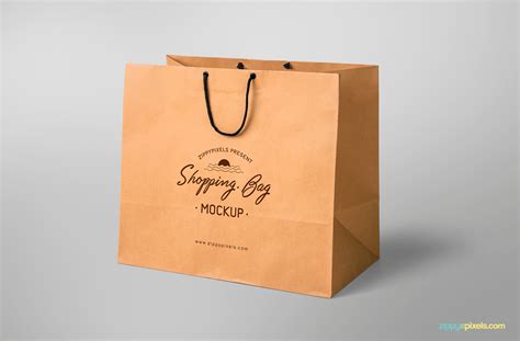 Free Shopping Bag Mockup | ZippyPixels