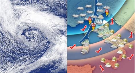 Ciclone Domingos Nuova Ondata Di Temporali E Venti Di Tempesta Sull