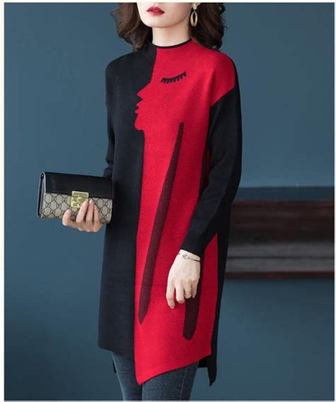 Новинка, вязаный свитер, пуловер, Женский Свободный Повседневный ...