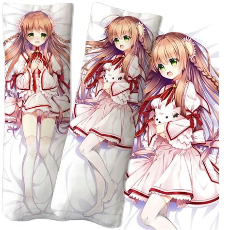 Аниме наволочка Dakimakura Юкари Якумо 2 с боковым принтом обнимающая ...
