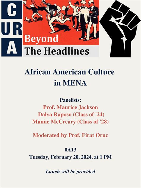 CURA Beyond the Headlines - Center for International and Regional Studies