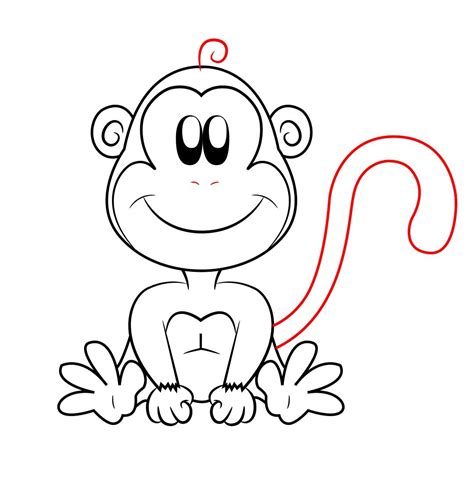 How to draw a monkey with these easy step by step tutorials