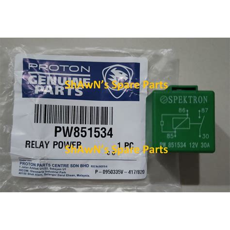 ORIGINAL 4 PIN Proton Saga BLM FL FLX Waja Savvy Power Relay