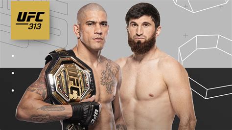 Ufc 313 Main Card