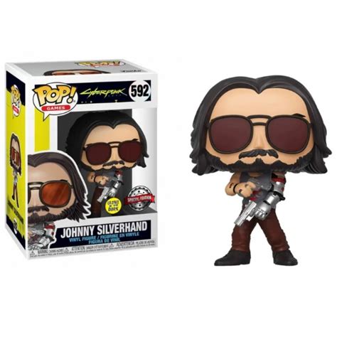 FUNKO POP! GAMES CYBERPUNK 2077 JOHNNY SILVERHAND GITD SPEICAL EDITION ...