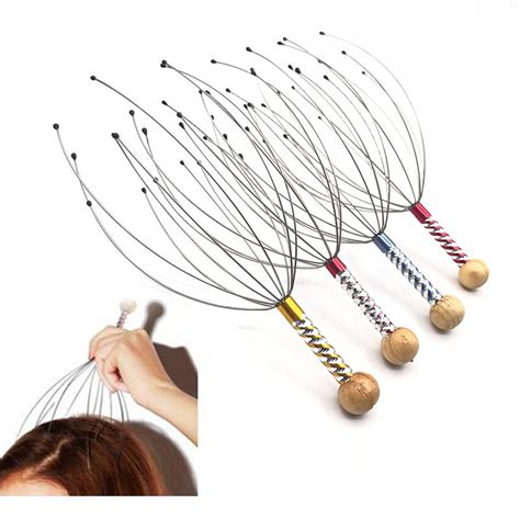 Scalp Massager Handheld Head Massage Tingler Scratcher And Stress Reliever Tool Yummylooks