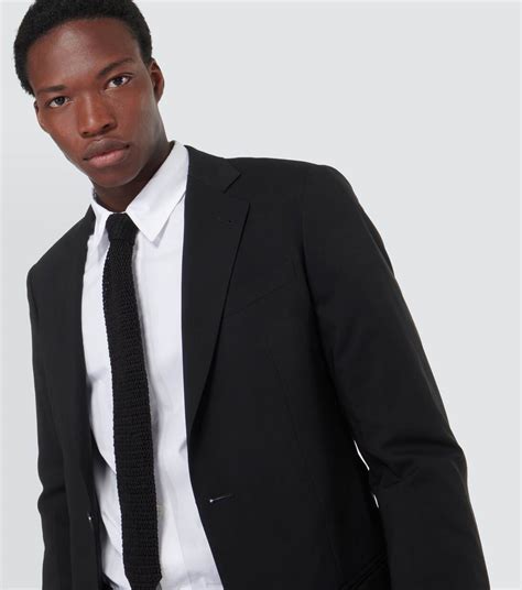 Wool Suit In Black Giorgio Armani Mytheresa