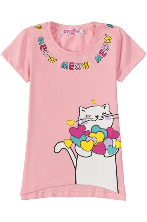 Футболки для девочек "Cats rose" (BZG107) купить оптом в интернет ...