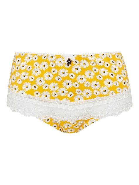 Shorty Parisienne Brigitte Bardot Lingerie Jaune Kiabi