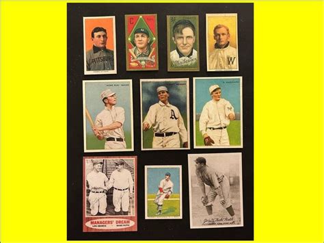 Babe Ruth Lou Gehrig Honus Wagner Novelty Reprint Vintage Cigarette 10