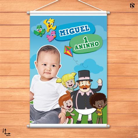 Banner Personalizado Para Festa Infantil Mundo Bita Elo