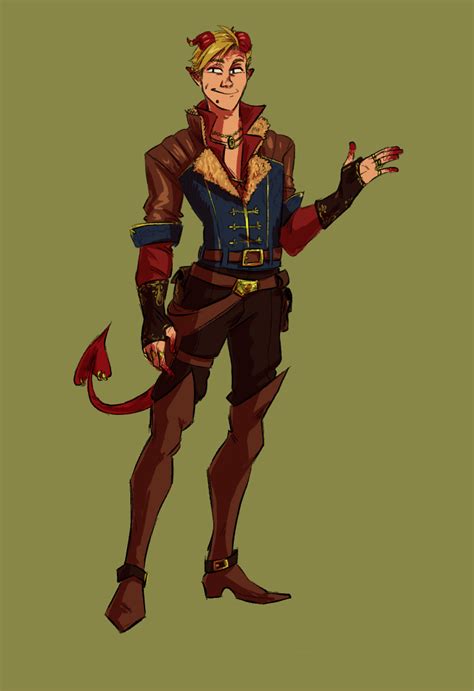 Dnd Tiefling Roguebard By Straycalamity On Deviantart