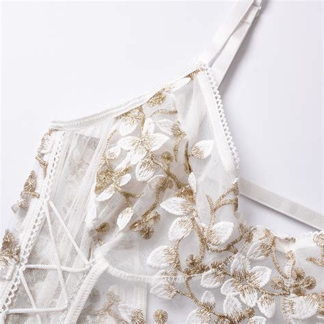 Hot Style Sexy Lingerie Femme One Piece Women S Lace Embroidery Sexy Luxy Erotic Lingerie