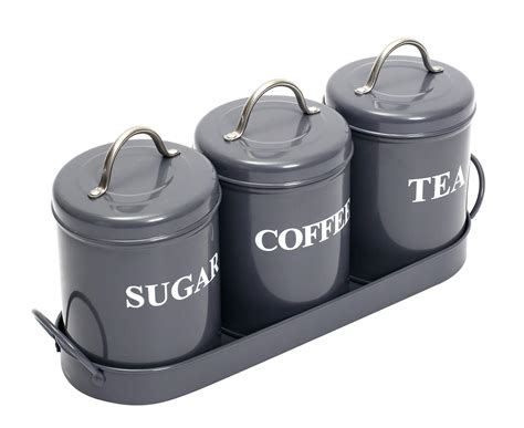 Buy Gdfjiy Piece Vintage Retro Farmhouse Metal Containers With Lids