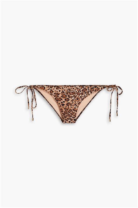 Melissa Odabash Florence Leopard Print Low Rise Bikini Briefs The Outnet