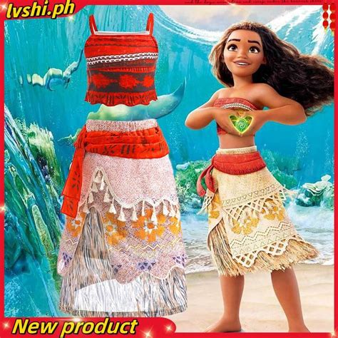 moana costume  adults  children moana short skirt cosplay costume