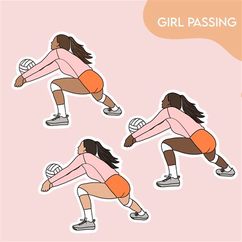 Volleyball Sticker, Setter Sticker, Libero Sticker, Volleyball Team