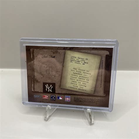 Donruss Biography Babe Ruth Career Home Run Babe Ruth HOF EBay