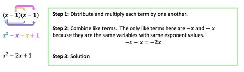 Combining Like Terms And Distributive Property Algebra Math Lessons