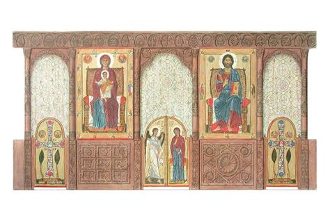 Иконостас (from ПОДЛИННИК онлайн ) | Byzantine mosaic, Painting ...
