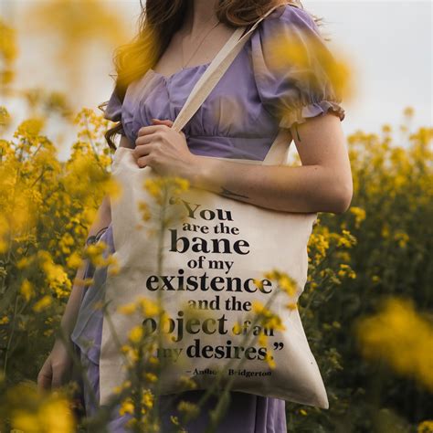 Tote bag Bane of my Existence pour les fans de Bridgerton | Elbenwald