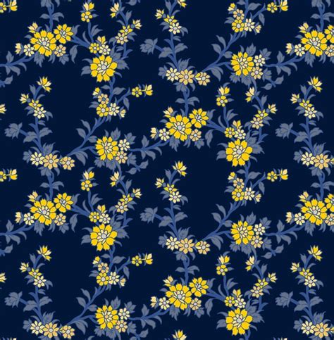 Premium Vector Ditsy Seamless Floral Pattern With Small Flowers And