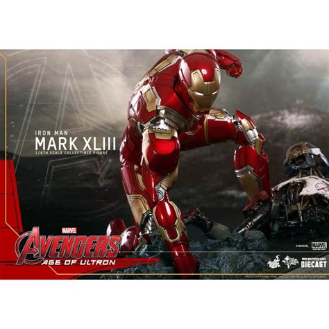 Hot Toys Mms D Avengers Age Of Ultron Iron Man Mark Xliii New Shopee Malaysia
