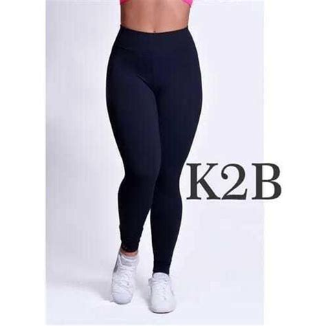 Calça Legging K2b Original Básica Cintura Alta Preto Netshoes