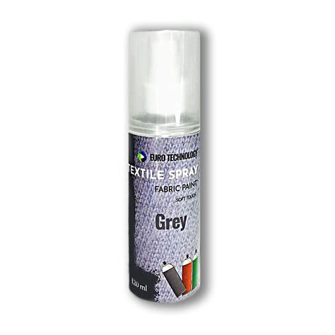 Спрей краска для ткани «Grey», 120 мл - EURO-KRASKI — интернет-магазин