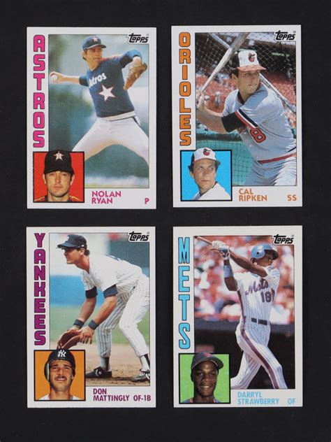 Topps Baseball Complete Set Of Cards With Don Mattingly