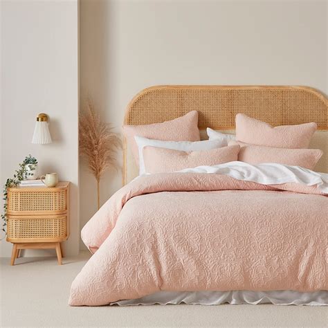 Chloe Nude Pink Quilted Quilt Cover Separates Adairs