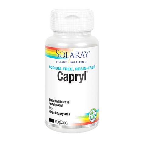 Evergreen Nutrition | Capryl Sustained Release | 100 Vegetarian ...