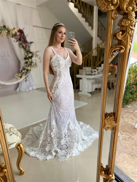 Vestido Yasmine Branco Nude Barbara Melo