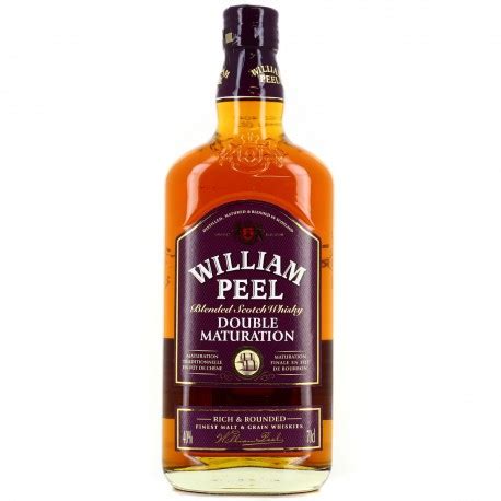 William Peel Whisky Blended Scotch Double Maturation La Bouteille