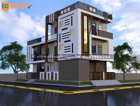 3d Elevation Design For House