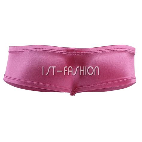 Sexy Men Bikini Underwear Wet Look Low Rise Pouch Briefs Thong Shorts Underpants EBay