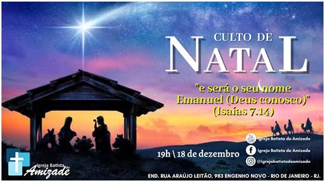 Iba Culto Especial De Natal Youtube