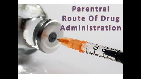 Parenteral Route Of Drug Administration | Nursing Lecture | - YouTube