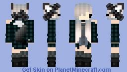 Wolf Girl Minecraft Skin