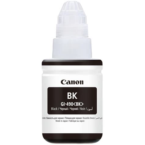 Original Canon GI-490PGBK Black Ink Bottle (0663C001) - Canon G1400 ...