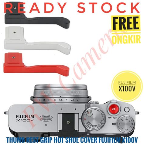 Jual Thumb Grip Rest Up Fujifilm X V X V Fuji Hot Shoe Cover Hand Hitam Jakarta Barat