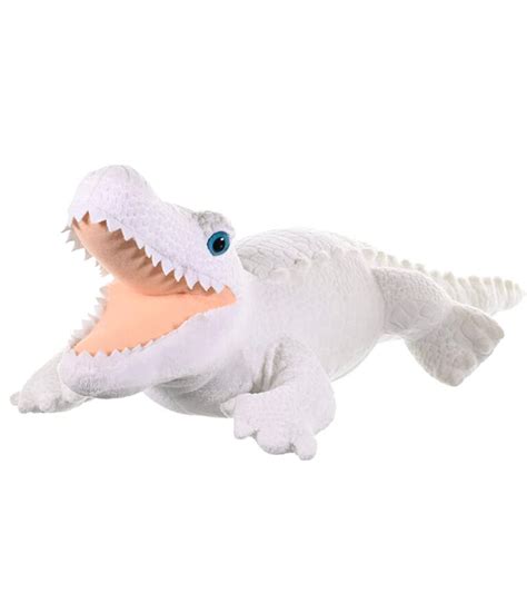 Peluche Crocodile Blanc Boutique Univerland Aquarium P Rigord Noir