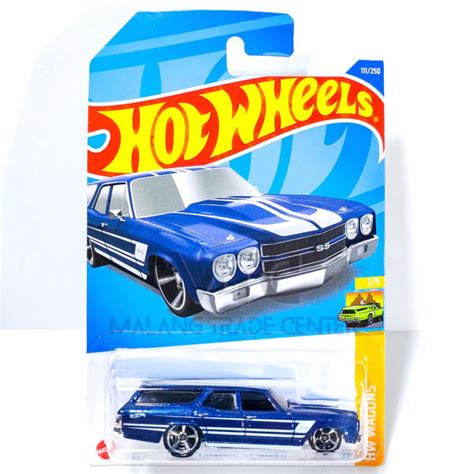 Hot Wheels 70 Chevelle SS Wagon Dark Blue E 2022 Lazada Indonesia