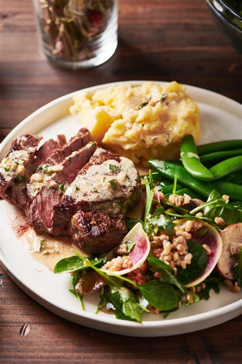 Filet Mignon With Creamy Parmesan Mustard Sauce The Mom 100 Recipe