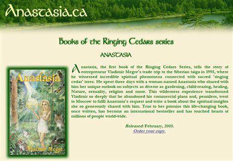Anastasia | Anastasia Wladimir Megre www.vmegre.com/en/ www.… | Flickr