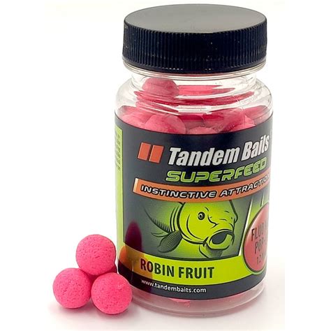 Бойли Tandem Baits Sf Fluo Mini Pop Up Boilies 12mm 30g 2021 Robin Fruit