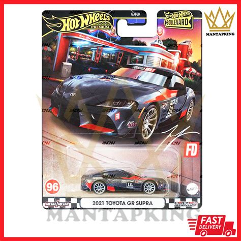 Hot Wheels Premium Car Culture Boulevard 2024 Mix 2 96 2021 Toyota GR Supra MK5 JDM Formula